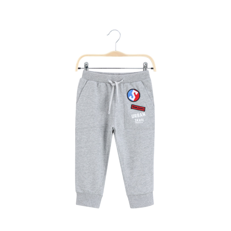 Fort Lion Rồng Childrens Wear trai thêu Badge trẻ em Quần bông Casual Pants nam Quần bó sát 430.506.070.