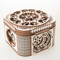 UGears Ukrainian Wooden Mechanical Drive Model Treasure Box Treasure Box