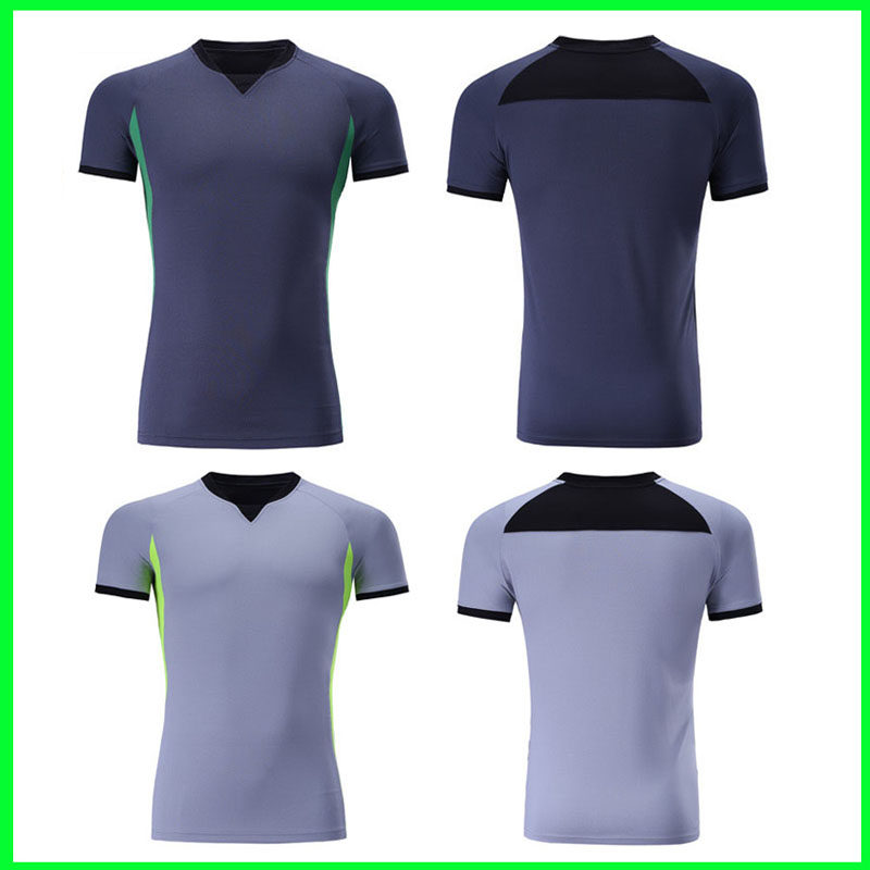 [USD 10.40] New basketball referee clothing shortsleeved shirt referee