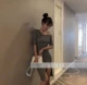 Kích thước lớn tùy chỉnh mới gợi cảm vai mỏng slim tay áo đầm - Sản phẩm HOT
