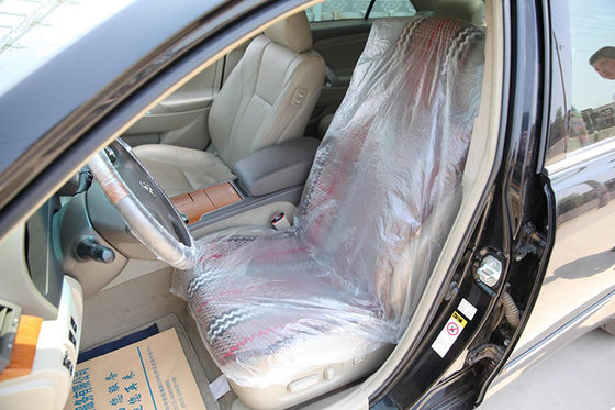 자동차 일회용 시트 커버 방오 및 더러운 방지 시트 보호 커버 수리 및 유지 관리 3피스 세트 플라스틱 두꺼운 쿠션 커버