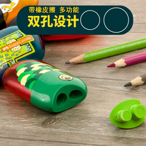 Germany Huibojia double-hole pencil sharpener pencil sharpener pen knife for primary school students art students