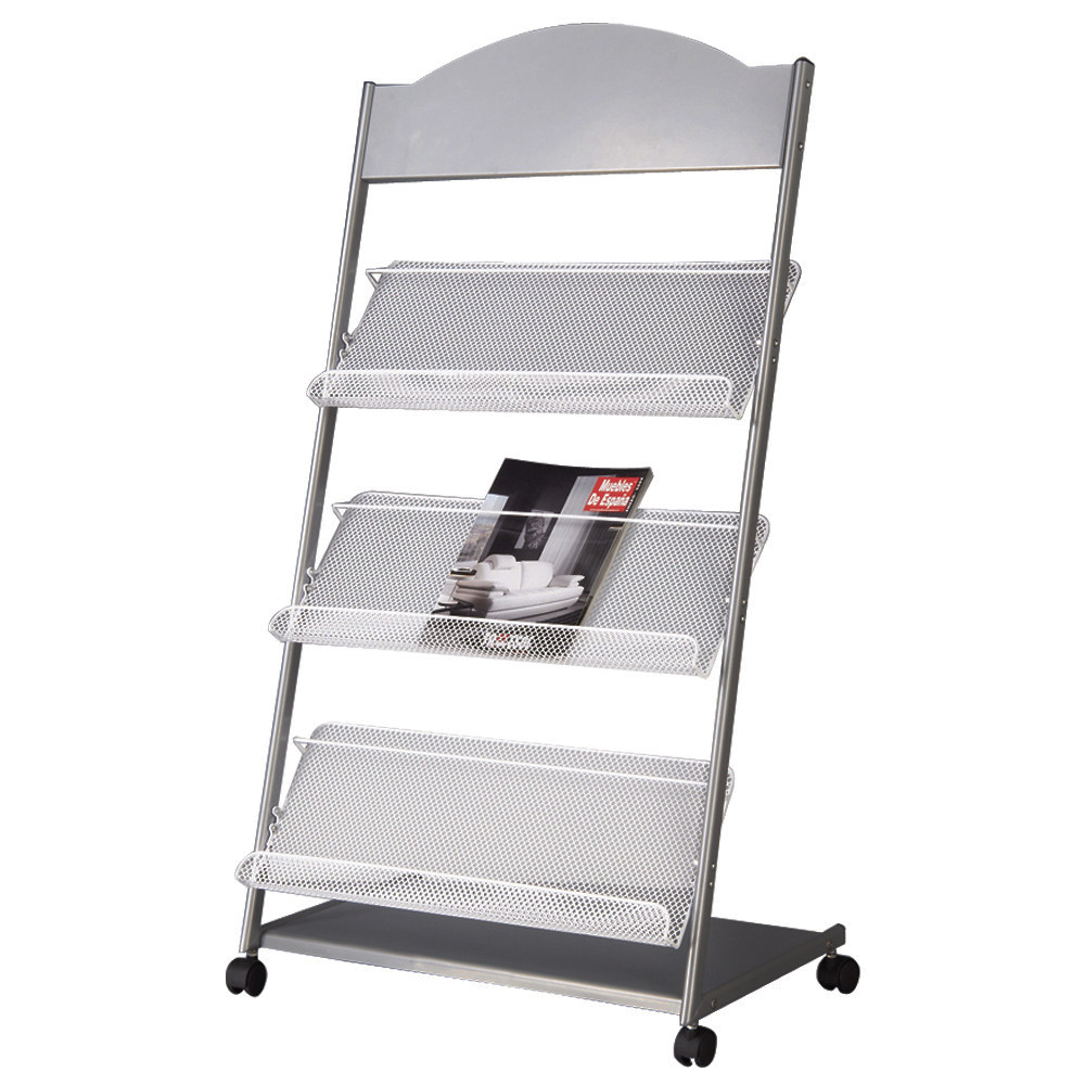 (Low freight) Deli magazine rack 9308 information rack Promotional display rack Newspaper rack Book price