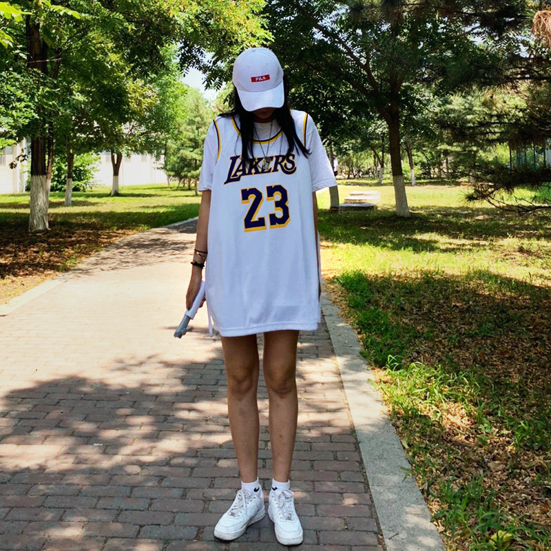 James Jersey Woman Loose Outside Wearing 23 Vest Bf Summer Sports Lake People Team Customized Basketball Suit Suit Man