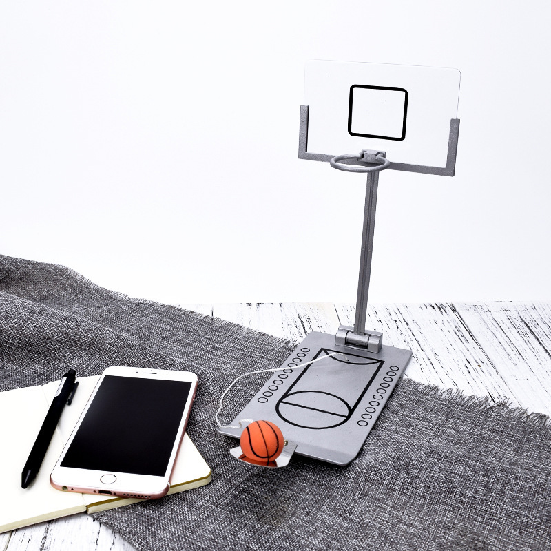 Table Basketball Shooting Basketball Machine Small Toy Children Puzzle Ejection Small Finger Basket Instrumental Indoor Mini Bowler
