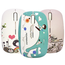 New Your Free Leopard Products Wireless Mouse Notebook Girls Cute Cartoon Silent Silent Office Desk Style Gaming Mouse