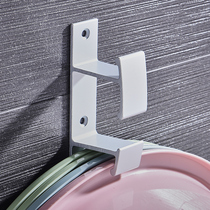 Punch-free space aluminum washbasin adhesive hook bathroom kitchen storage basket adhesive hook baby tub adhesive hook free of installation