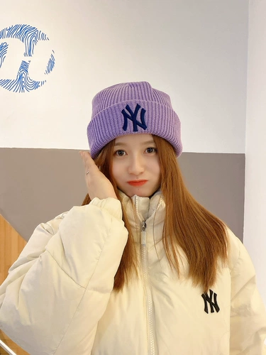 MLB Удерживающая тепло шерстяная классическая зимняя вязаная шапка