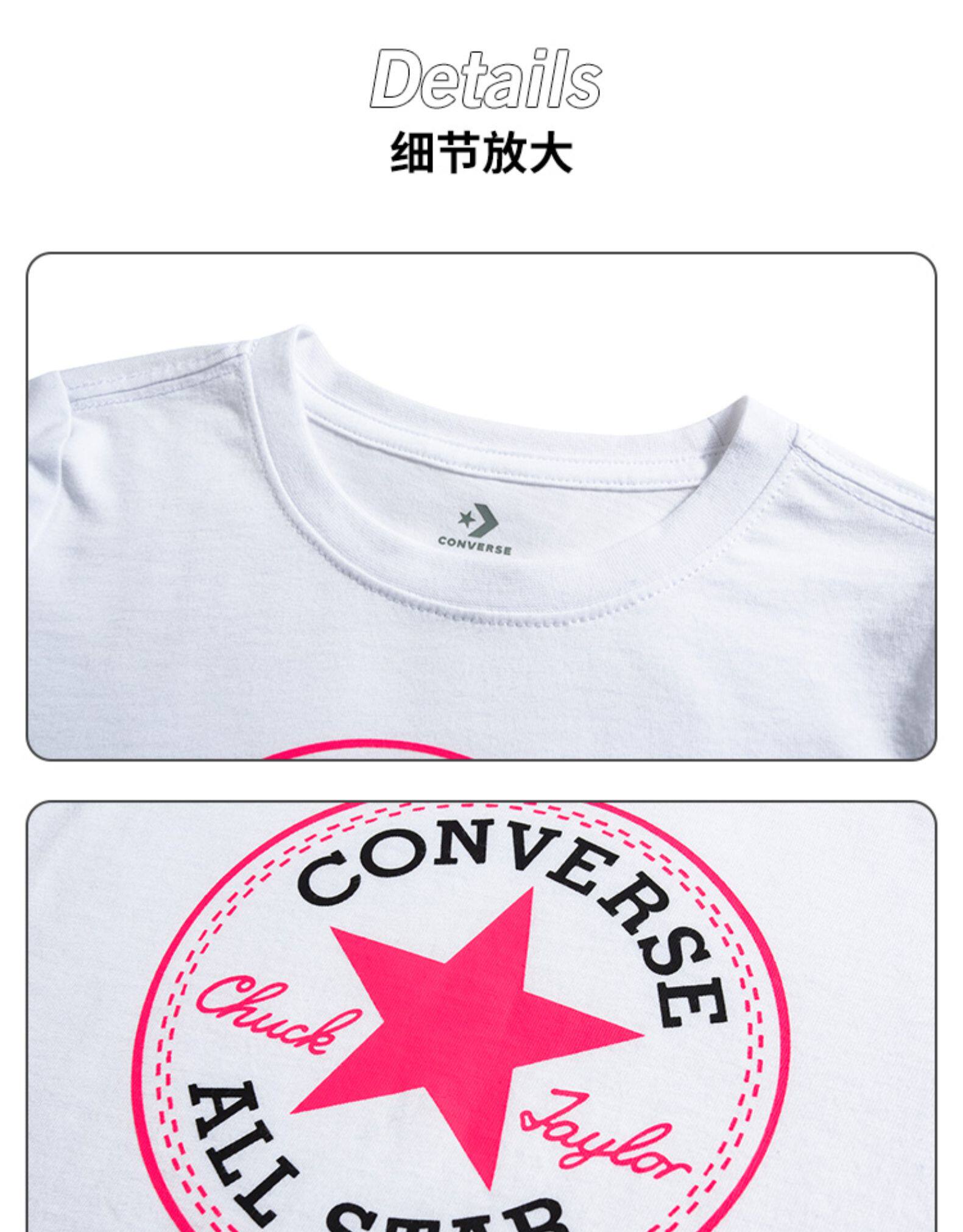 Converse/匡威 女童 纯棉短袖T恤 图5