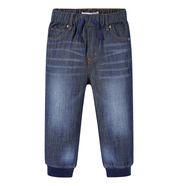 Levis Levis Kids 2020 Spring / Summer trai quần Stylish Loose quần eo dệt kim Bảy quần Jeans.