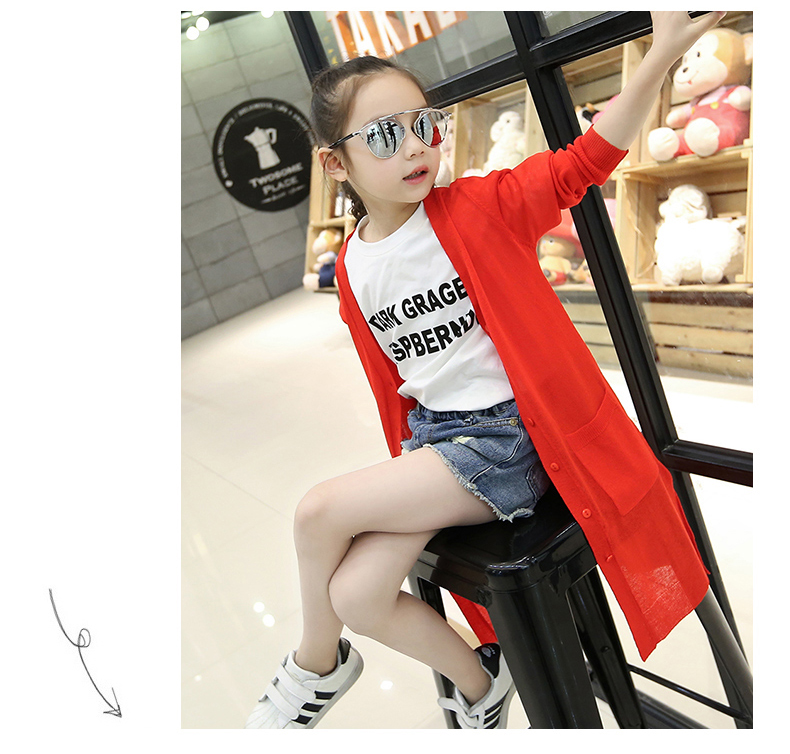 Quần short nữ mùa hè 2019 mới thủy triều bé gái thời trang quần hot trong quần lửng bé trai mùa hè - Quần jean quần ống rộng trẻ em
