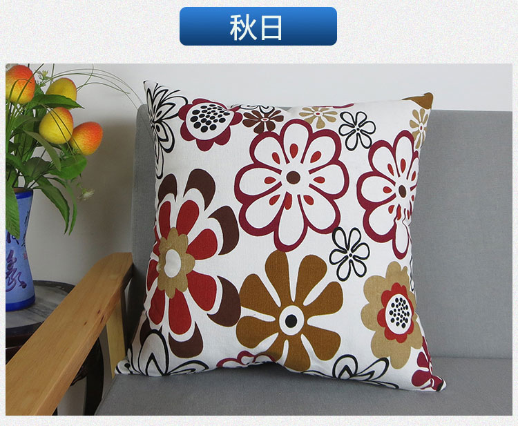 Cotton vải thô không có lõi ôm gối văn phòng sofa hình chữ nhật eo xe đệm đầu giường bảo vệ gối kèm mền 2 in 1
