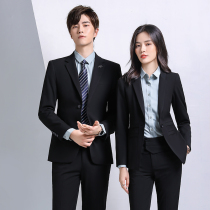Suit formal suit professional tooling mens and womens same style hotel jewelry store work clothes female new best man dress autumn and winter