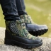 Giày nam mùa đông tuyết cộng với nhung mềm chống trượt giày cotton ấm trung và cũ ngắn giầy boot nam Giày ống