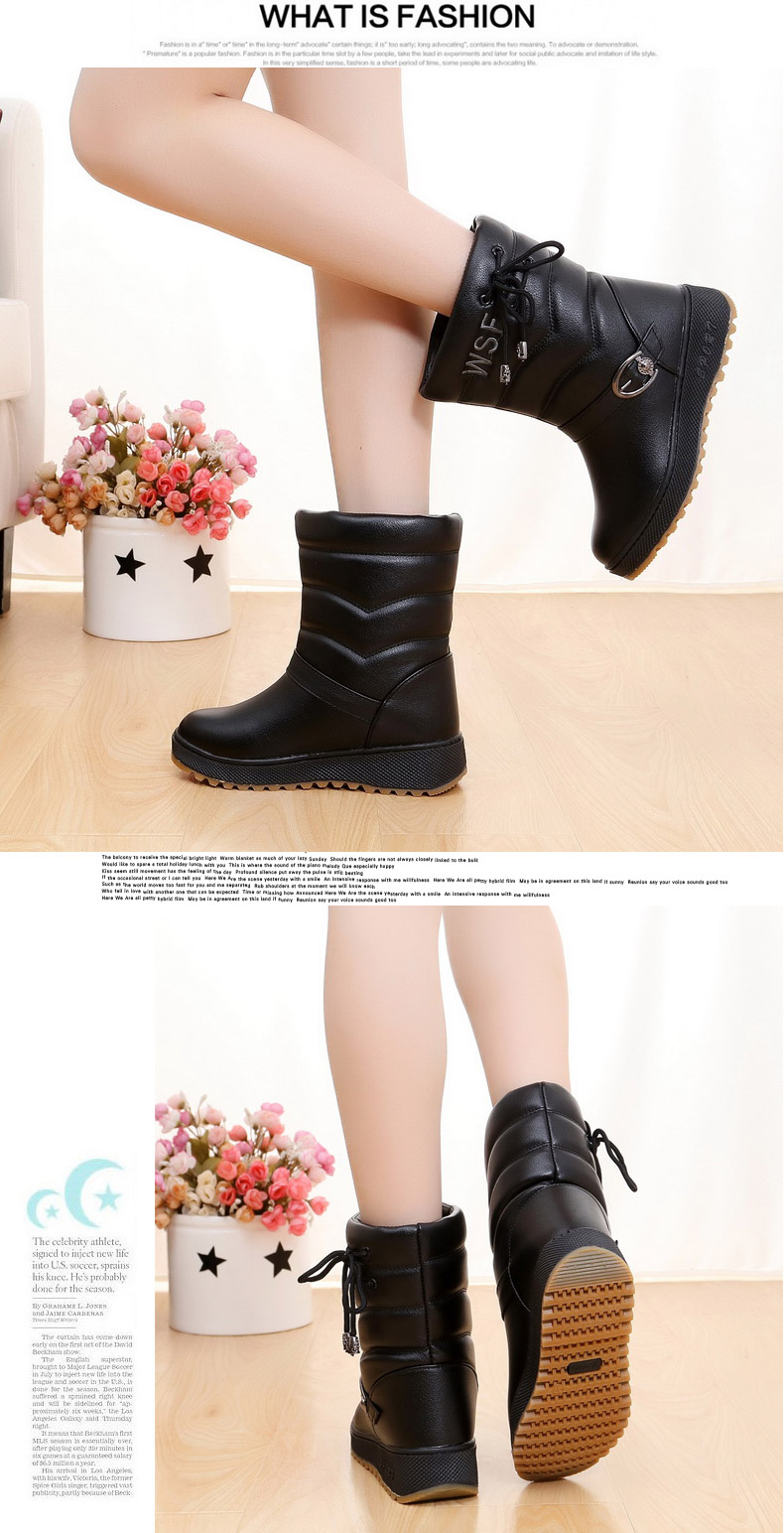 Bottes hiver pour femme en TPR  - Ref 3245874 Image 31