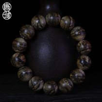 Tang dyadalagan agarwood hand string Beed Beed beads bracelet single circle men and women Natural Flower dense oil line old material