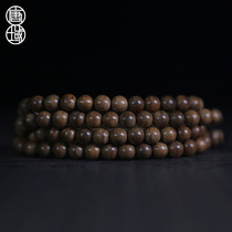 Tangyu Kalimantan agarwood hand string sunken water grade agarwood natural Fidelity 108 beads rosary men and women bracelet