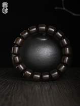 Tangyu Vietnam Nha Trang agarwood hand string Fidelity natural agarwood beads bracelet barrel beads
