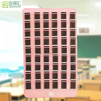 Class mobile phone storage bag hanging bag Wall student storage bag cloth bag classroom door rear wall hanging bag
