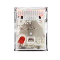 One Omron relay MY4N-J MY4N-GS AC DC 12V 24V 24V 48V 110V 220V