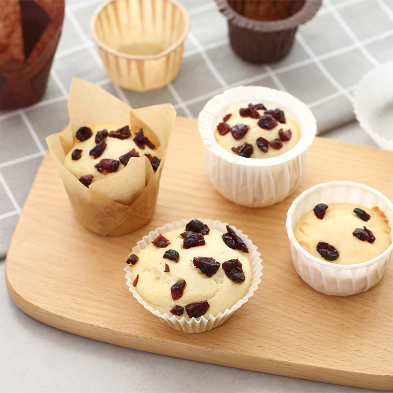 FaSoLa cupcake paper cups Baking household egg tarts Muffin cake mold Disposable edging paper tray