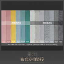 Xibei furniture flagship store imported cotton and linen disassembly and washing sofa technology cloth cloth set special shot combination