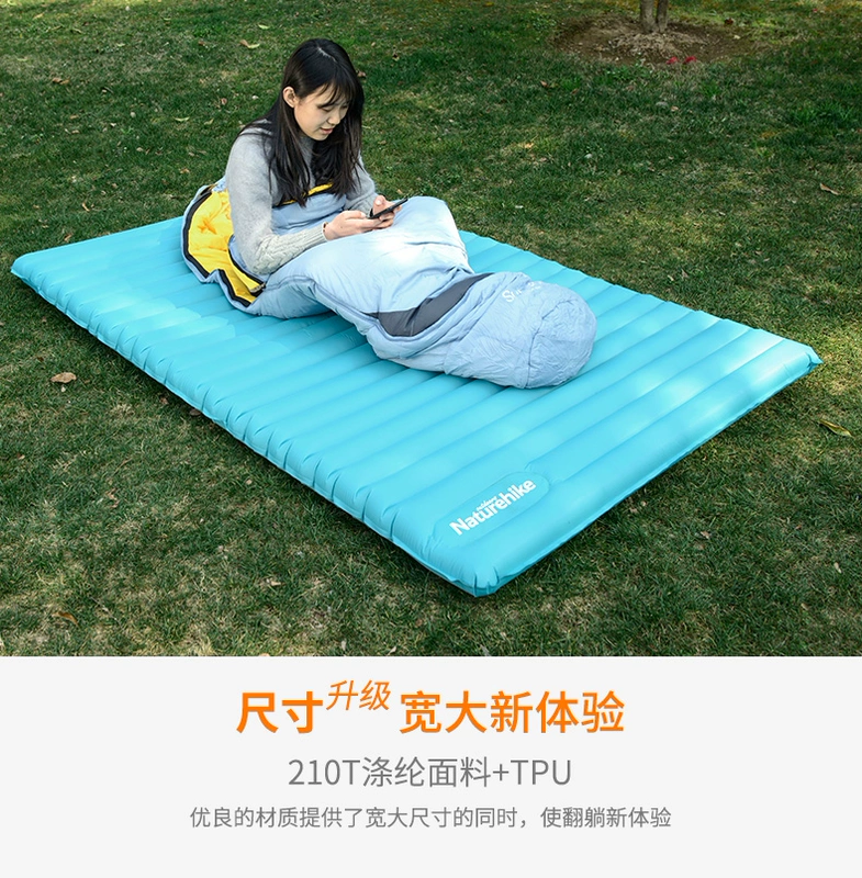 NH di chuyển khách hàng bên ngoài lều không khí đệm giường siêu nhẹ mat cắm trại ngủ mat ẩm pad dày bơm hơi đệm - Thảm chống ẩm / Mat / Gối