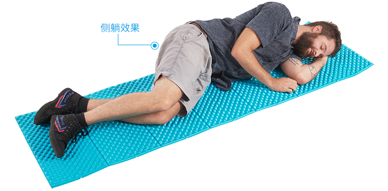 NH di động trứng đơn lồng nhôm màng lều ẩm pad pad siesta pad thiết bị cắm trại ngoài trời di động - Thảm chống ẩm / Mat / Gối xốp lót nền nhà