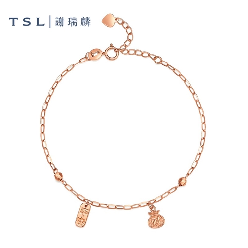 Tsl Xie Ruilin Wish Series 18K Золотой браслет PING Cai Fu Bao Fangfu выбрал Mandarin Women's New Ag677