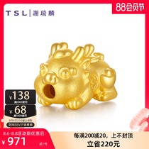 TSL Xie Ruilin Gold transporter Pixiu transporter Jewelry treasure Safe and healthy pure gold YQ719-XJ698