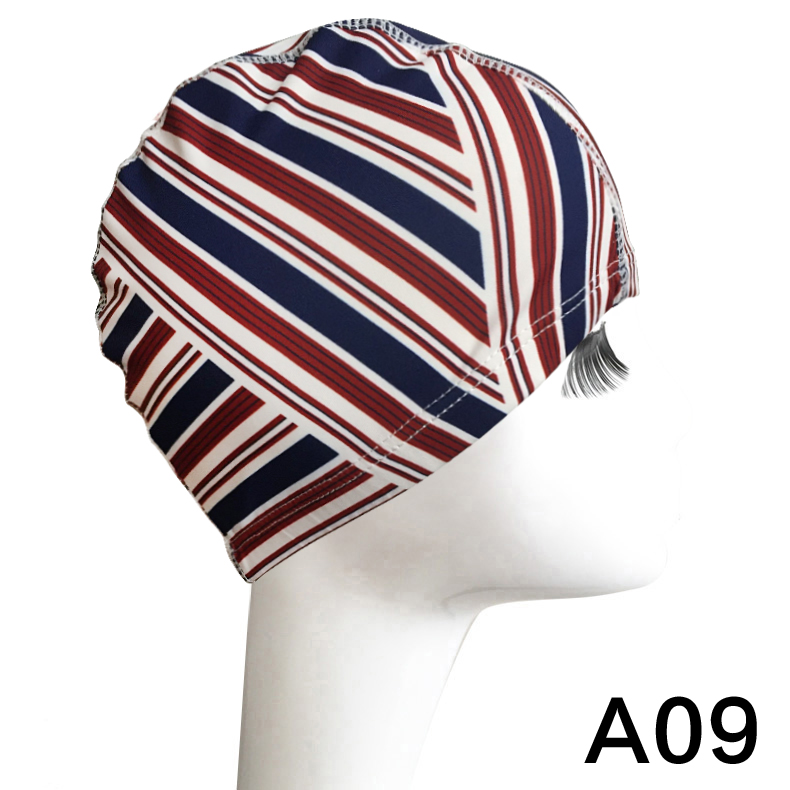 Long hair ear protection cloth swimming cap Swimming cap Multi-color increase stretch men women