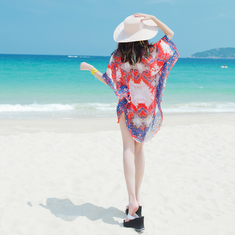 Cặp đôi đồ bơi nữ đi biển bikini chia váy gợi cảm ba mảnh thép tấm ngực nhỏ thu thập bikinii đồ đôi trắng đi biển	
