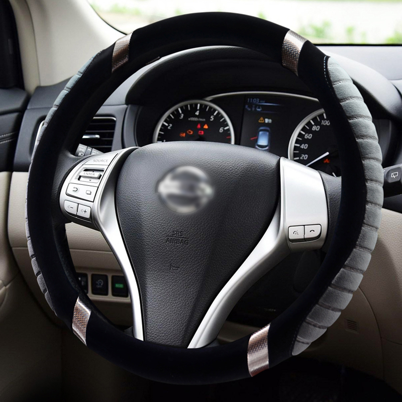 Suitable for Nissan Sylphy Teana Qijun Qashqai Sunshine Tiida rav4LIVINA Bluebird winter steering wheel cover