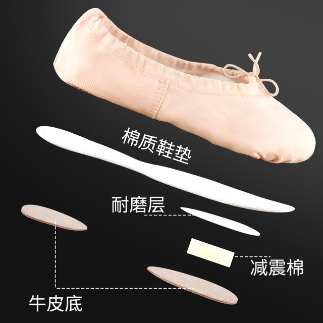 Dance Shoes Children and Women's Soft Base Practice Children Dancing Adult Male Pink Cat Claw Chinese Special Girl Ballet