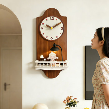 Medieval style clock blind box storage display stand