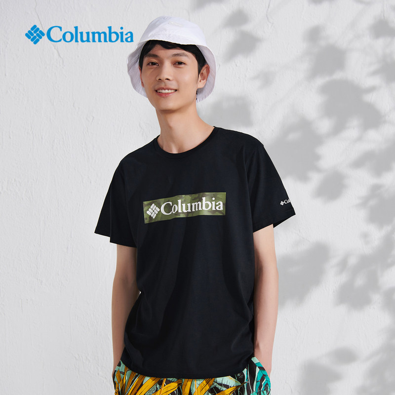 Columbia 哥伦比亚 印花男式短袖运动T恤 AE0403 天猫优惠券折后￥129包邮（￥139-10）2色可选