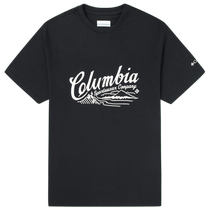 Columbia outdoor 24 spring and summer new couple simple round neck sports short-sleeved T-shirt XE8549
