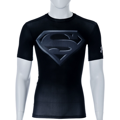 Under armour, мощная растяжимая спортивная футболка с коротким рукавом