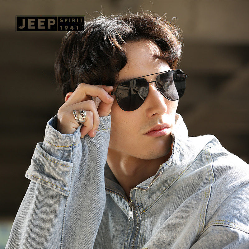 Jeep sprit clams mirror polarized sunglasses male and female classic pilots sunglasses sunglasses JSA3121