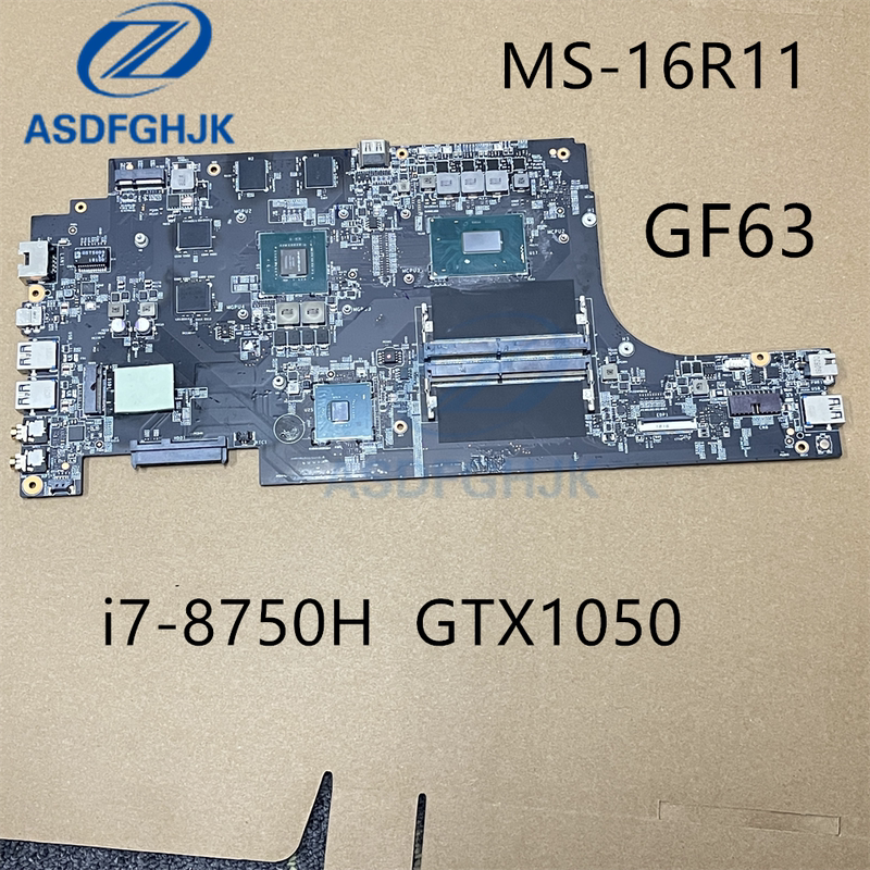 Suitable for Msi Gf63 Thin 8Rc 8Rd Motherboard Ms-16R11 I7-8750H Gtx1050 Suitable for Msi Gf63 Thin 8Rc 8Rd Motherboard Ms-16R11 I7-8750H Gtx1050