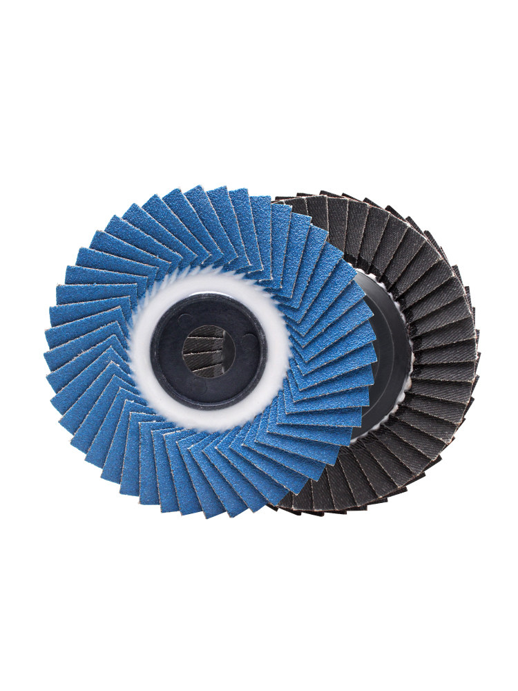 Stainless Steel Blue Sand Soft Grinding Disc Korean-Style Leaf Wheel Louver Blade Metal Polishing Woodworking Grinding Flower-Shaped Hard Louver Wheel
