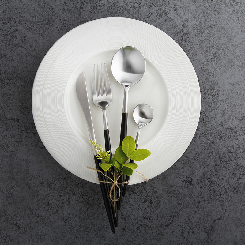 Creative household ceramic dishes clearance major credit 】 【 rice bowls western food knife and fork glass special "caveat emptor"