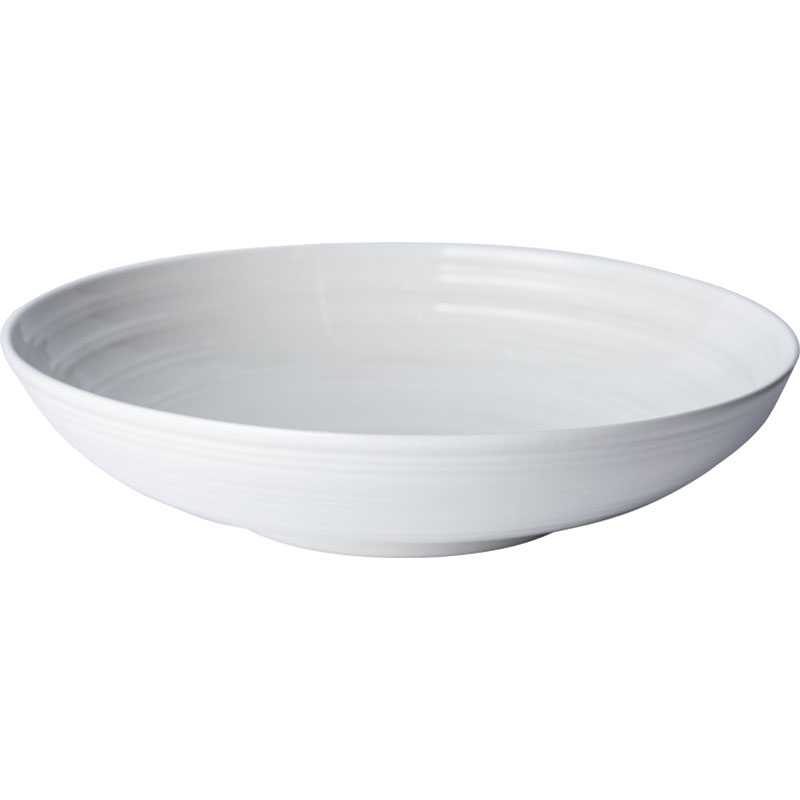 European contracted white ceramic plate plate creative household vegetable salad to western soup plate deep dish