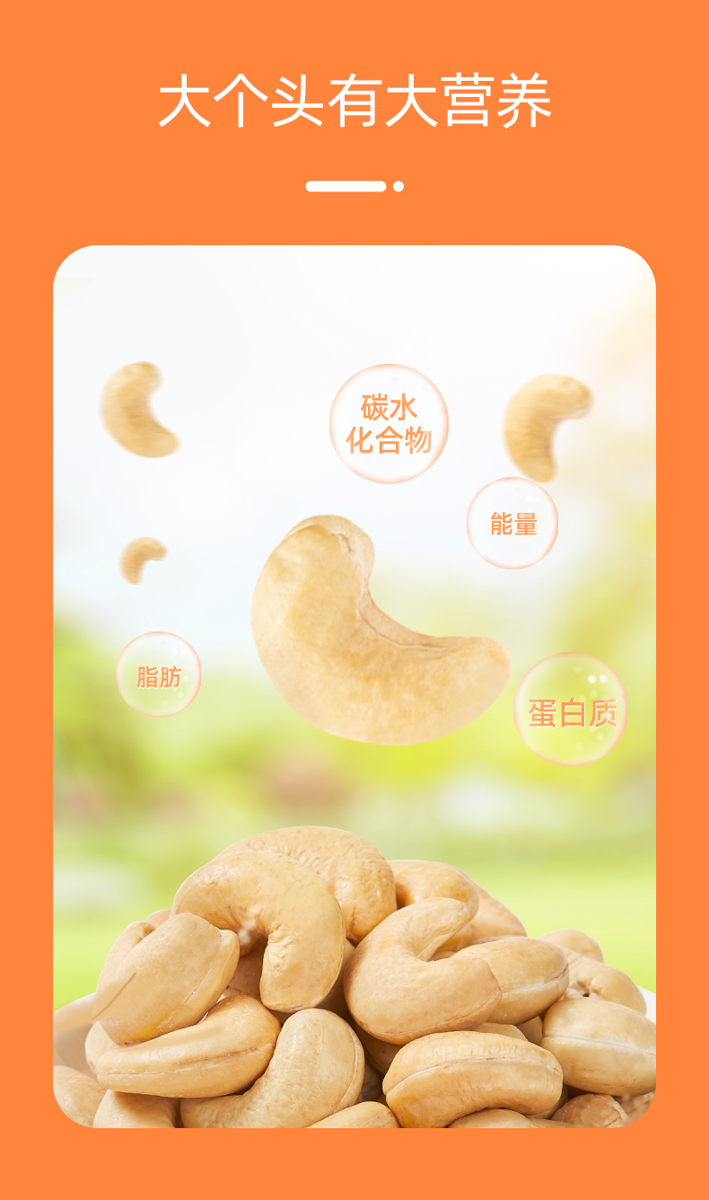 天虹牌 盐焗味 熟腰果仁 500g 图10