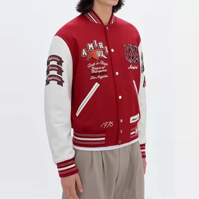 AMIRI 23AW 贴花刺绣老虎夹克:潮流icon的必备单品,穿出你的街头态度!-夹克-淘宝好物网