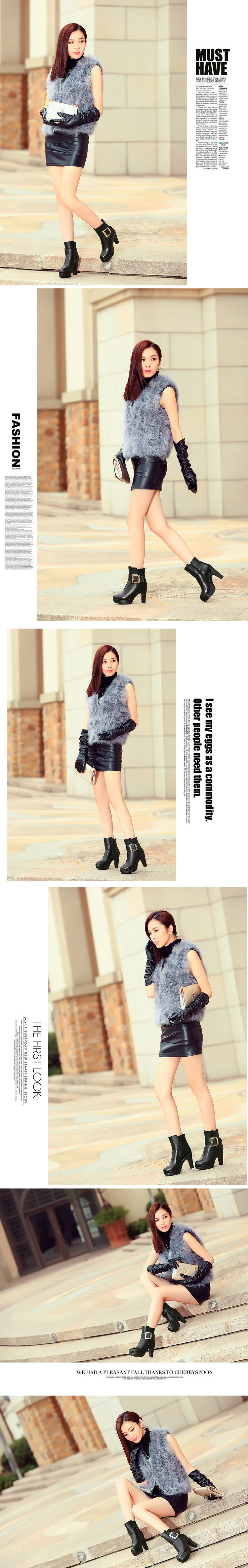 Bottes hiver pour femme en Polyurethane - Ref 3248498 Image 25