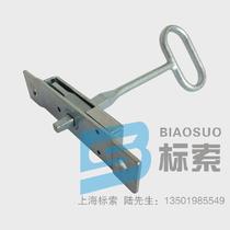 Heavy-duty door lock thick door embedded lock car lock anti-shock car lock trailer lock spring tongue lock MS767-1