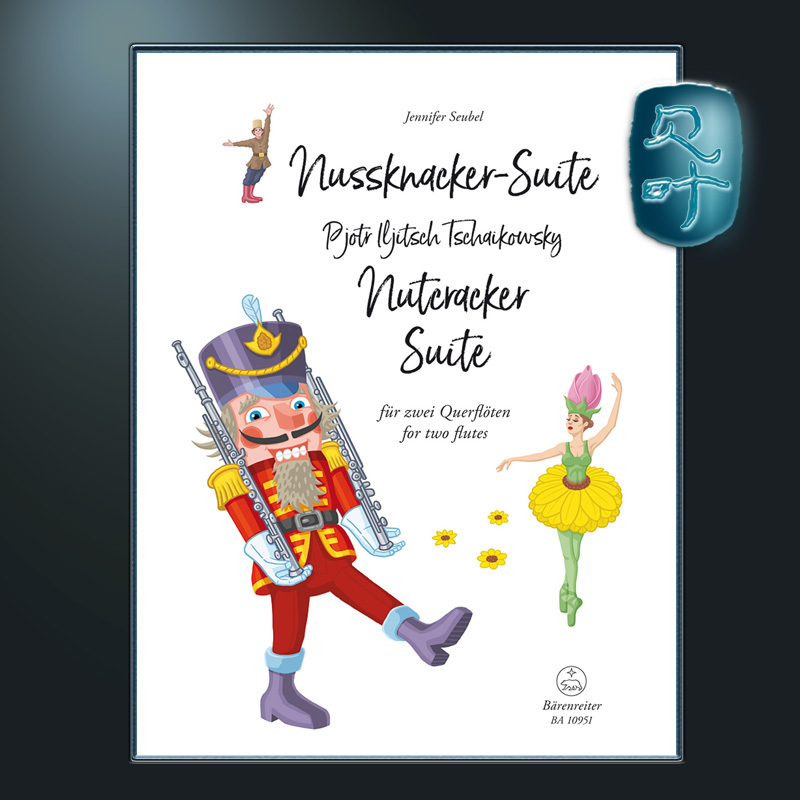 Original Version of the Nutcracker Suite for Two Flutes by Tchaikovsky Ba10951