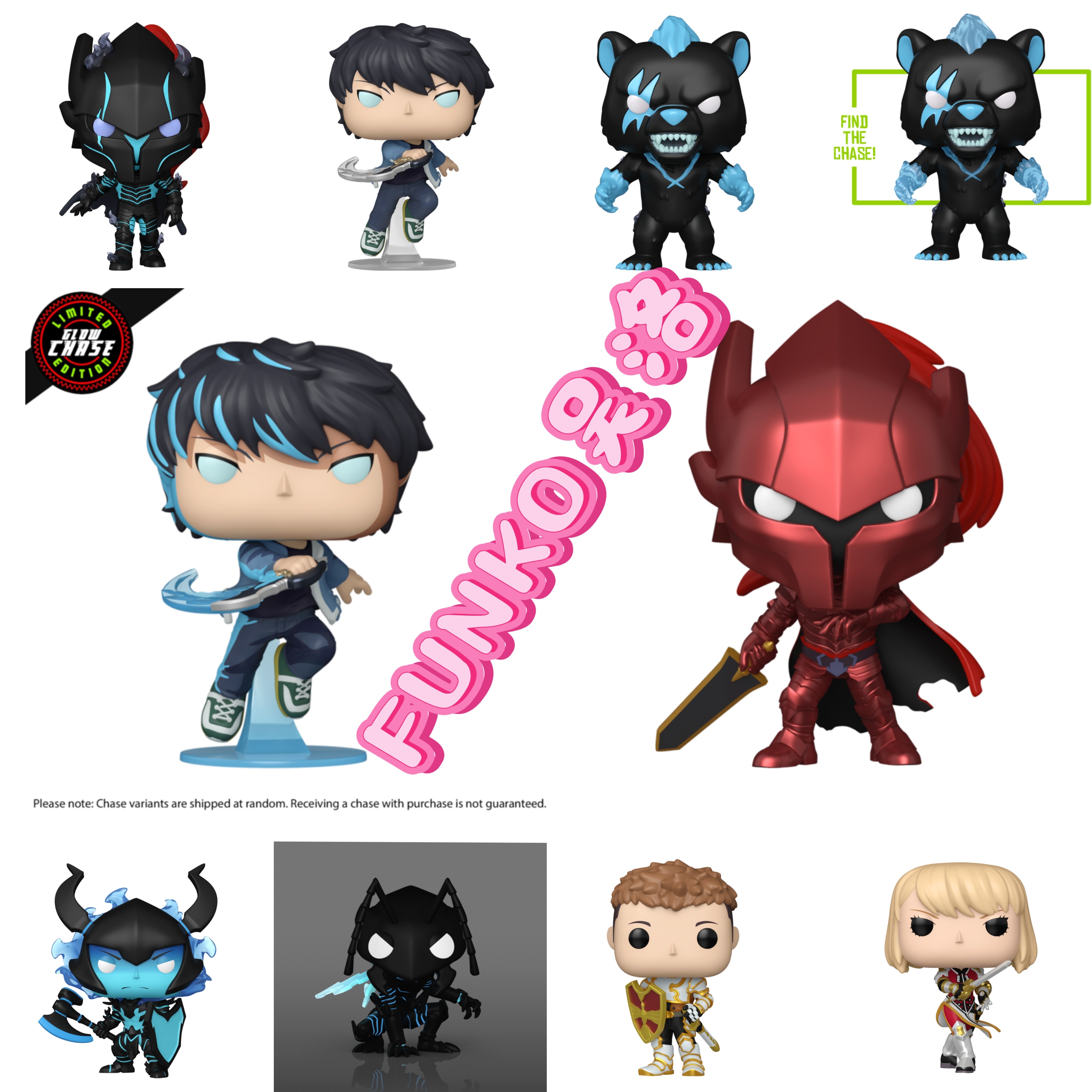 Funko Pop I Upgrade Alone Cheng Xiaoyu, Iglesias, Bel, Chee Huiyi, Liu Chenhao, and Ai En Figures