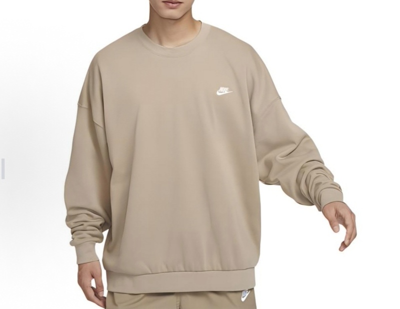 Nike Men's and Women's Spring & Fall Sports and Leisure Knitted Breathable Embroidered Small Logo Pullover Sweatshirt Hj1820